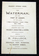 Toy Theatre - Original Playbook - Pollock's THE WATERMAN