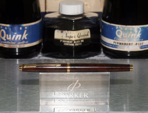 Z-Parker 75 Thuya Laque - No.98 Fine Italic Point 18k Gold Nib