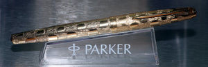 Z-Parker 61 in Cumulus Cloud Gold - Medium Point 14k Gold Nib