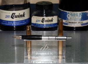 Z-Parker 75 Gold Grain d'Orge 20u - Fine Point 14k Gold Nib