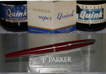 Load image into Gallery viewer, Z-Parker 45 - Red Schools CT with R RH Oblique 14ct Gold Nib - (P466)
