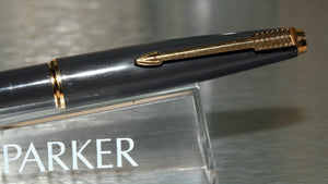 Z-Parker 45 - Grey Schools GT with F Fine Point 14ct Gold Nib - (P510a)