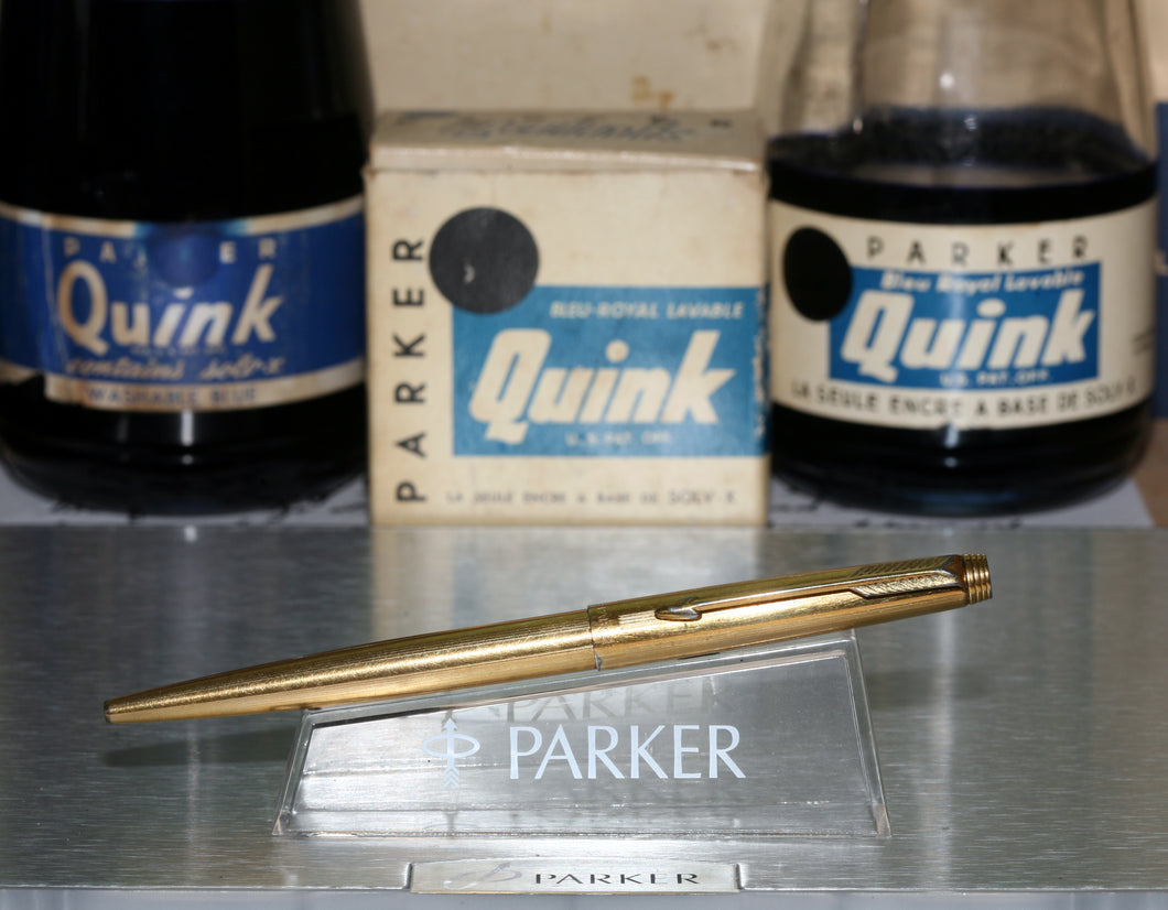 Z-Parker 75 Ball Point - Imperial Gold with New Std Parker Refill - (P584)