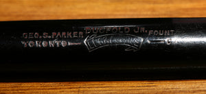 Z-Parker Duofold No.13 - Black with Duofold 14ct Gold Nib - (P740)