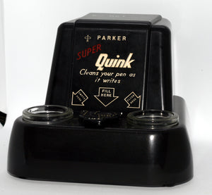 Z-Parker Super Quink Fountain Pen Filling Station - 1950s Vintage