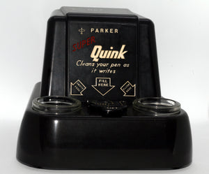 Z-Parker Super Quink Fountain Pen Filling Station - 1950s Vintage