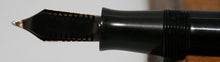 Load image into Gallery viewer, Parker Duofold AF - Black with Duofold &quot;N&quot; 14ct Gold Medium Nib - P0725a
