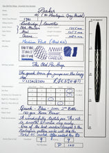 Load image into Gallery viewer, Z-Parker 80 - Harlequin Grey Shield with Medium Point Steel Nib (P1011)
