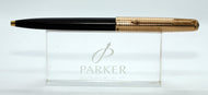 Z-Parker 61 Ball Point - Black with Consort 1/5th Gold Cap - P1055