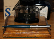 Z-Parker 51 Pencil - Blue & Stainless Steel Cap with 5mm Leads - (P677a)