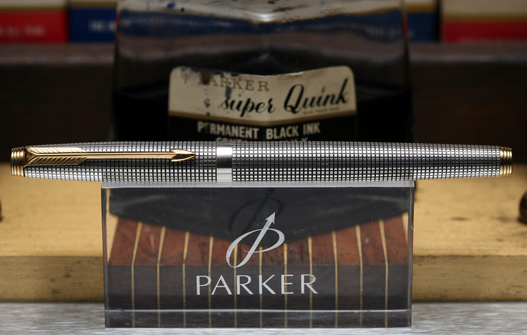 Z-Parker 75 - Cisele Sterling Silver with XF Extra Fine 14ct Gold Nib - (P895)