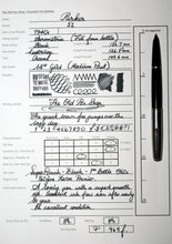 Load image into Gallery viewer, Z-Parker 51 - Black &amp; Lustraloy with Medium Point 14ct Gold Tubular Nib (P969f)
